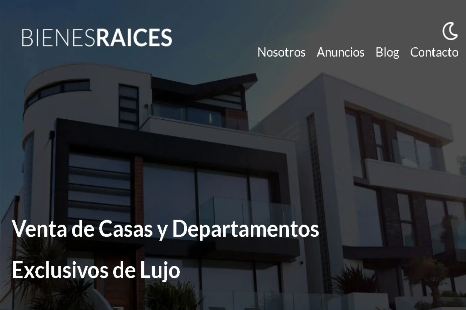 Imagen de desarrollo web para bienesraíces